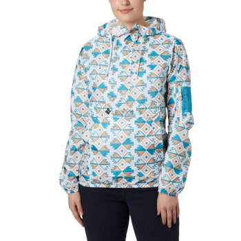 Columbia Challenger Windbreaker, Chamarras Blancos Para Mujer | 426709-SKV